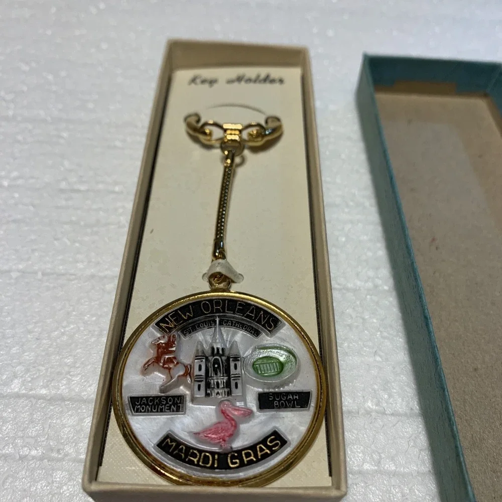 Old 1959 Advertising Mardi Gras Key Holder New Orleans, LA RARE
